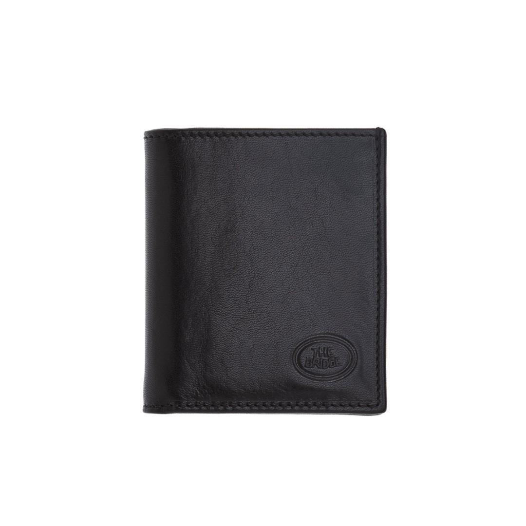 THE BRIDGE - Scheintasche Quer Portafoglio Uomo - Base 21 U - Nero Schwarz von THE BRIDGE