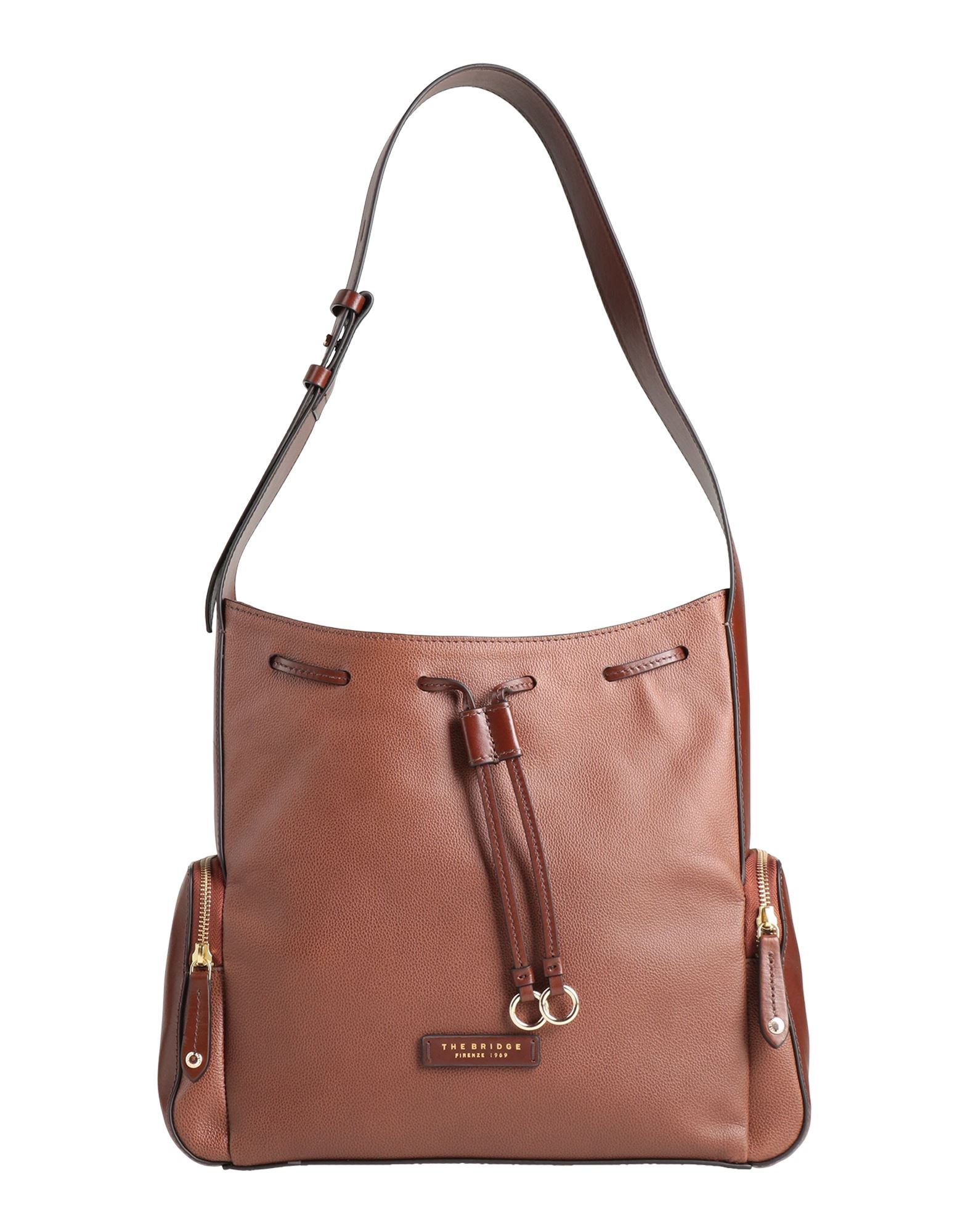 THE BRIDGE Schultertasche Damen Braun von THE BRIDGE