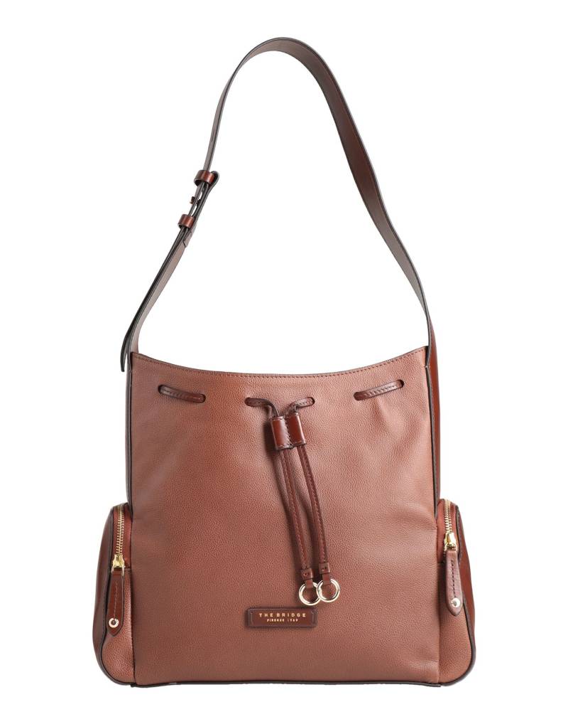THE BRIDGE Schultertasche Damen Braun von THE BRIDGE