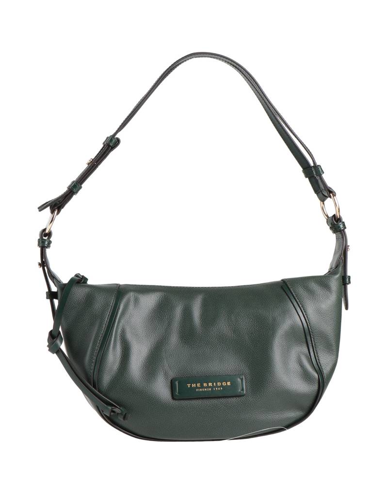 THE BRIDGE Schultertasche Damen Dunkelgrün von THE BRIDGE