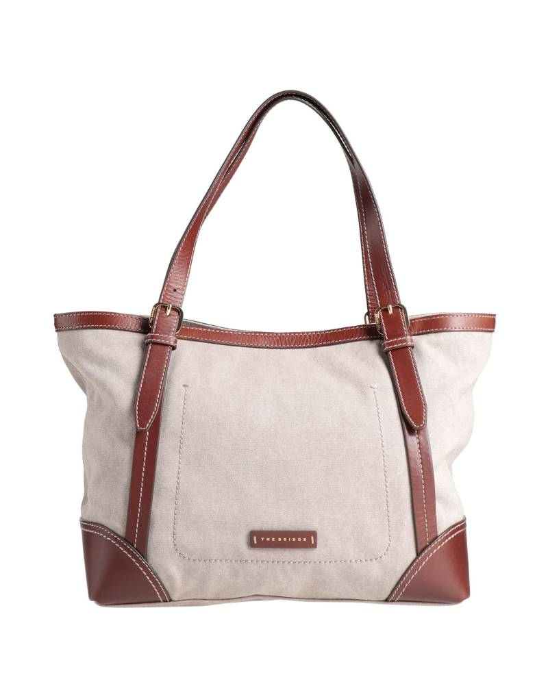 THE BRIDGE Schultertasche Damen Grau von THE BRIDGE
