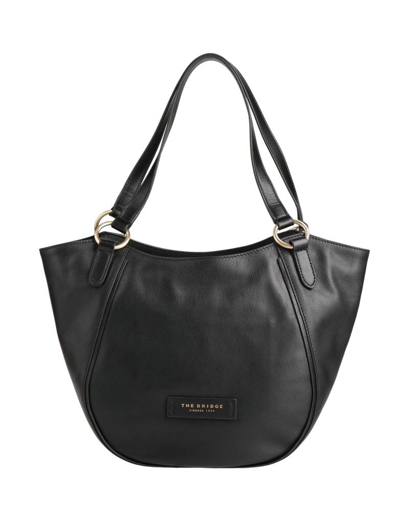 THE BRIDGE Schultertasche Damen Schwarz von THE BRIDGE
