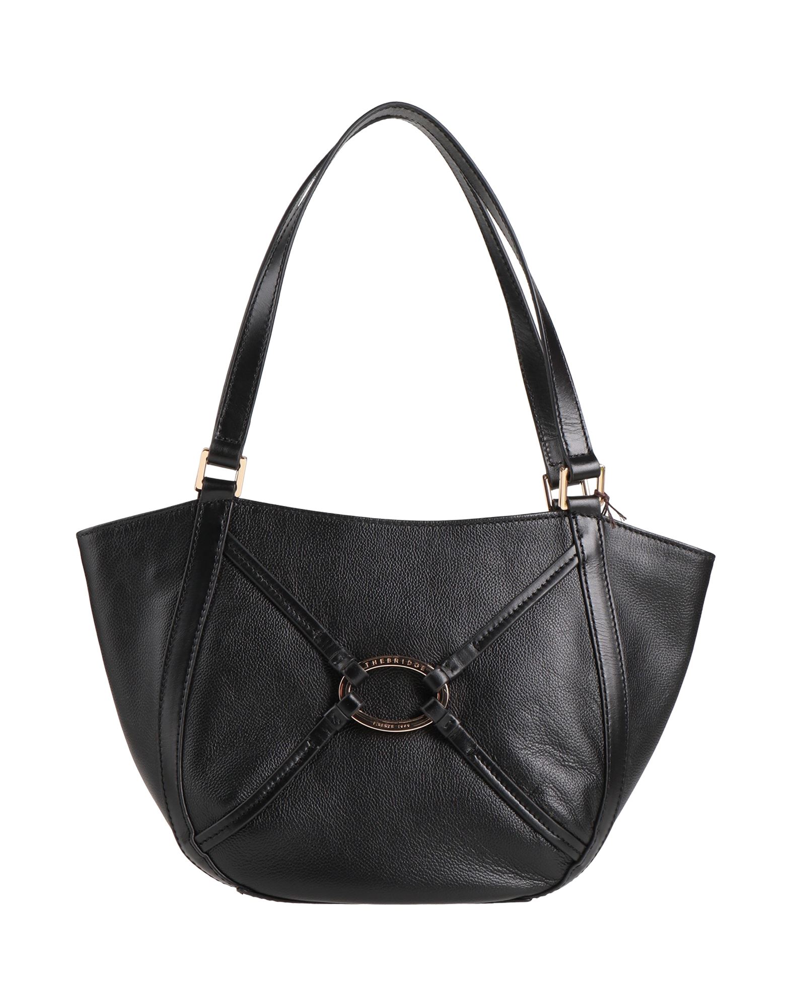 THE BRIDGE Schultertasche Damen Schwarz von THE BRIDGE