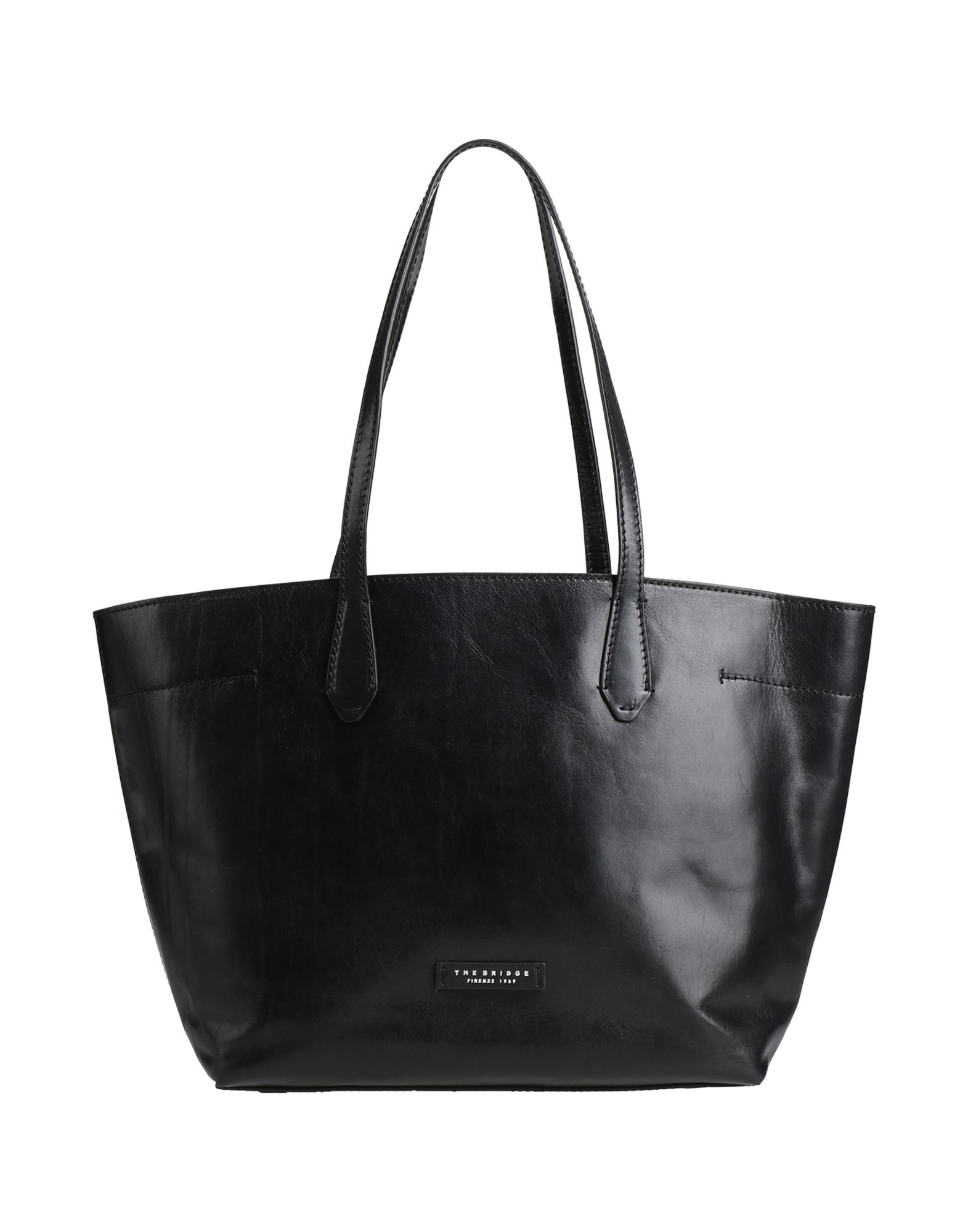 THE BRIDGE Schultertasche Damen Schwarz von THE BRIDGE