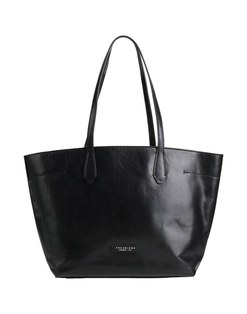 THE BRIDGE Schultertasche Damen Schwarz von THE BRIDGE