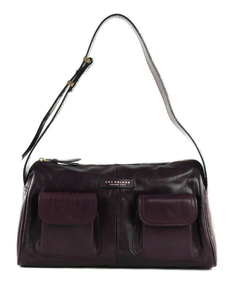 THE BRIDGE Schultertasche Shoulder Bag, aus echtem Rindsleder von THE BRIDGE