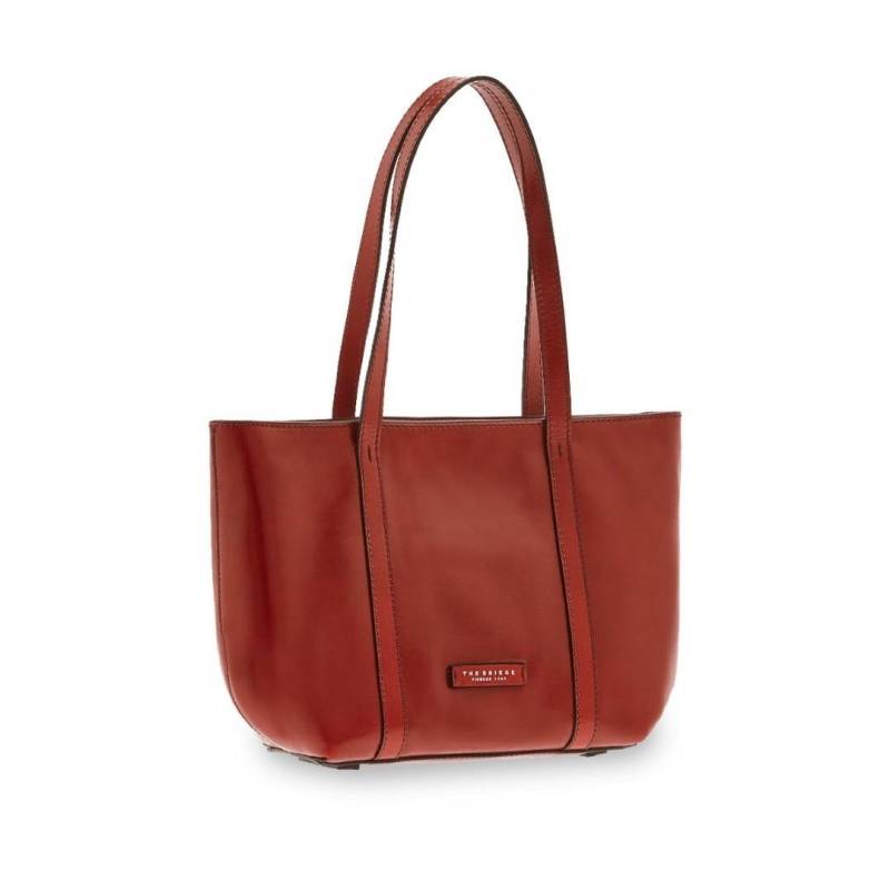 THE BRIDGE - Tasche Shopping Rosso Ribes-Abb.oro Rot von THE BRIDGE