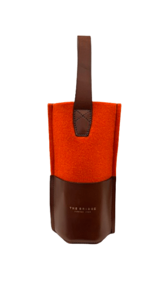 THE BRIDGE - The Bridge Flaschenetui, Orange von THE BRIDGE