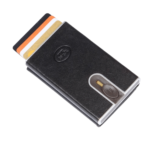 THE BRIDGE - The Bridge Kartenetui mit Slider und Münzfach, Schwarz von THE BRIDGE