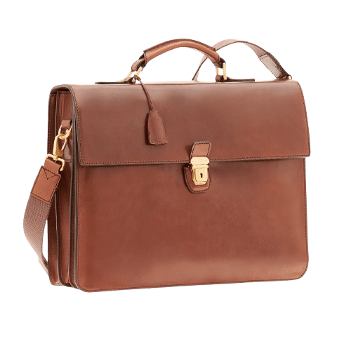 THE BRIDGE - The Bridge Leder Aktentasche, Braun von THE BRIDGE