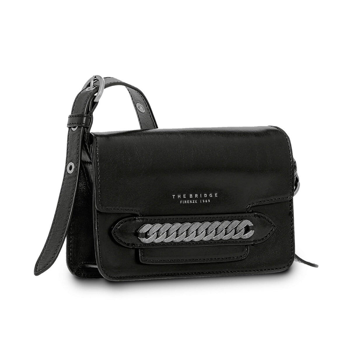 THE BRIDGE - The Bridge Nove B Schultertasche Nero von THE BRIDGE