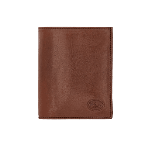 THE BRIDGE - The Bridge Portemonnaie Hochformat mit Dokumentenfach, Braun von THE BRIDGE