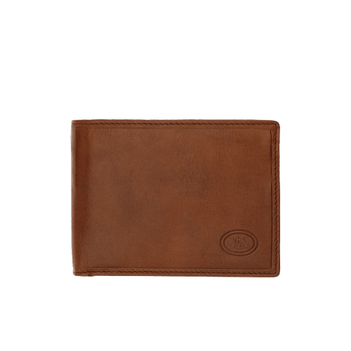 THE BRIDGE - The Bridge Portemonnaie Querformat mit Dokumentenfach, Braun von THE BRIDGE