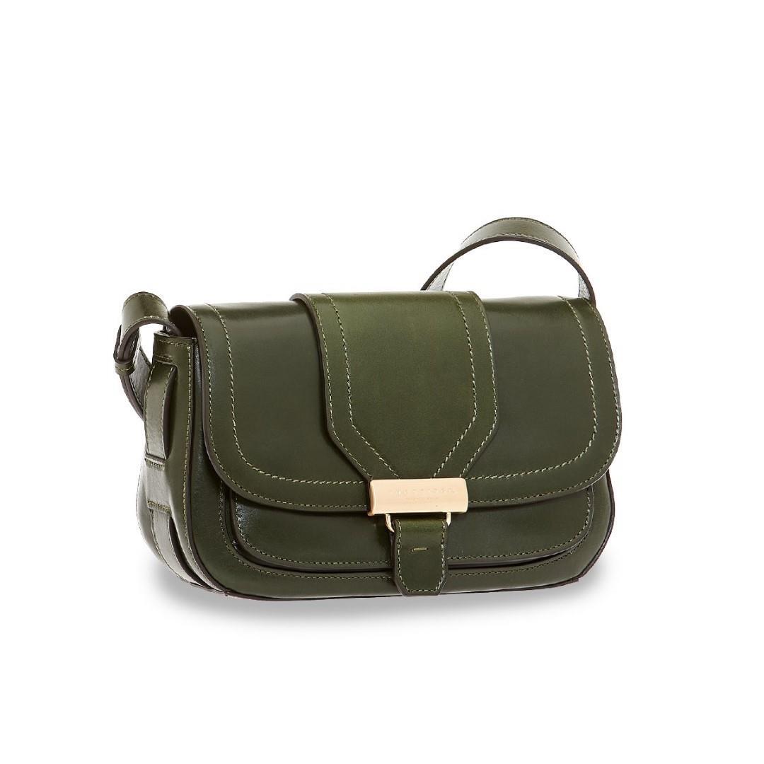 THE BRIDGE - Üb-Handtasche Baguette Tasche Benedetta Tirolo Grün von THE BRIDGE
