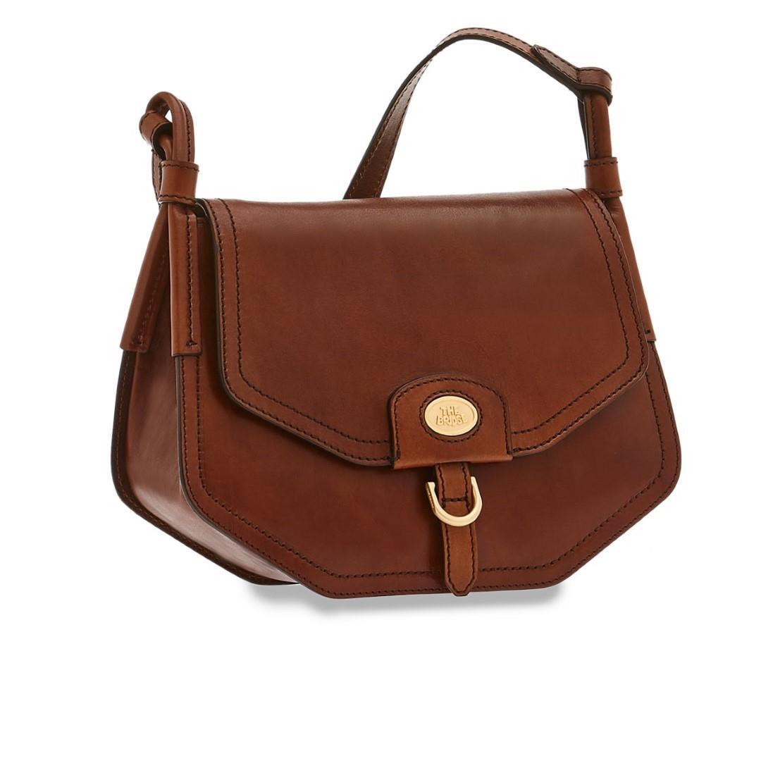 THE BRIDGE - Üb-Handtasche Crossbody L Marrone Cognac von THE BRIDGE