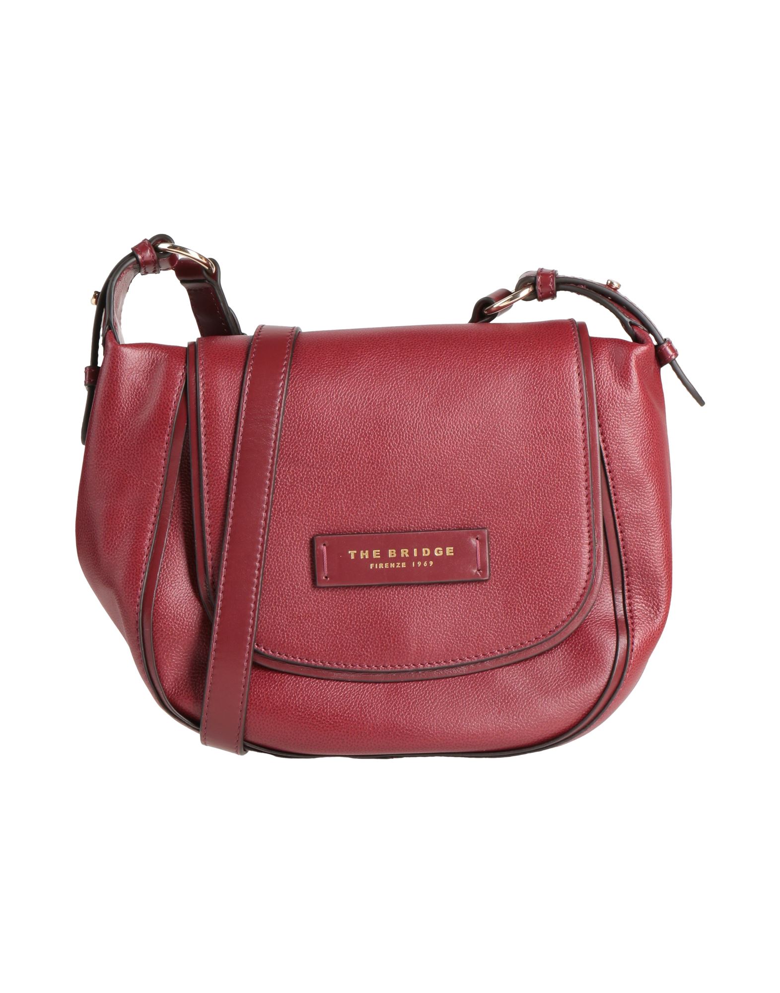 THE BRIDGE Umhängetasche Damen Bordeaux von THE BRIDGE