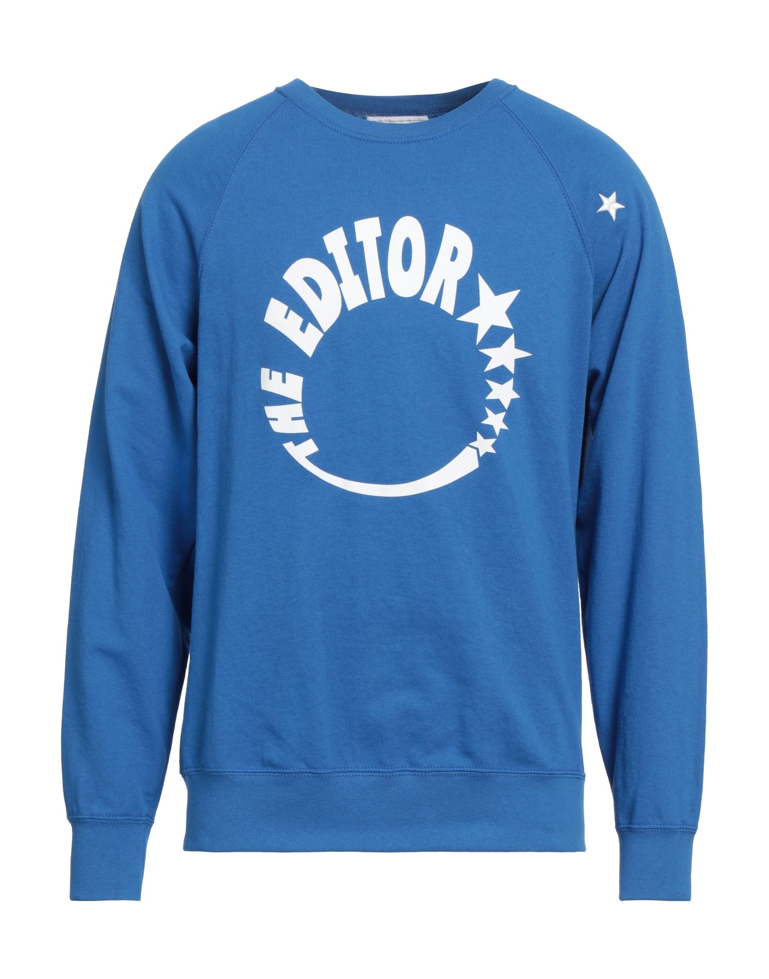 THE EDITOR Sweatshirt Herren Azurblau von THE EDITOR