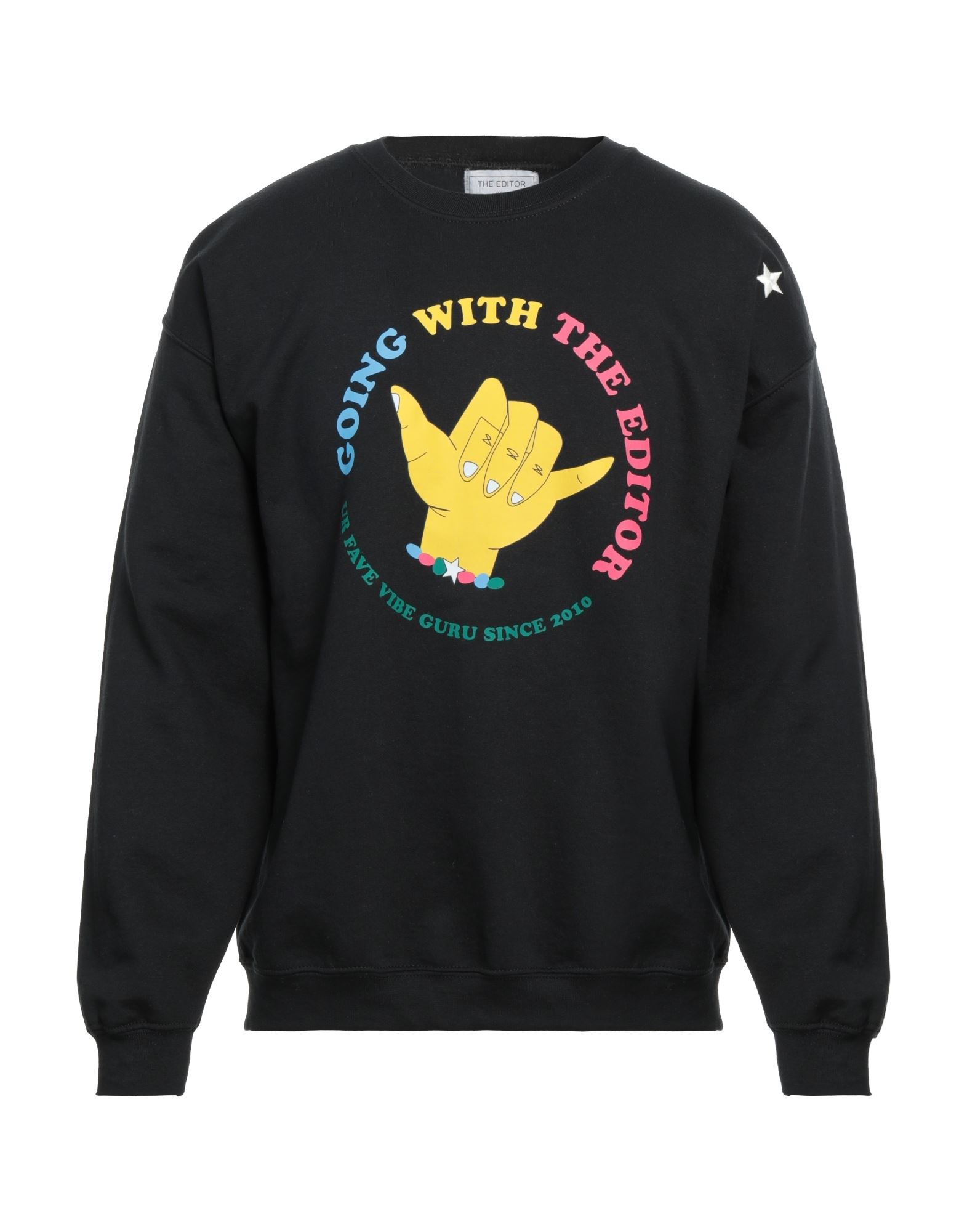 THE EDITOR Sweatshirt Herren Schwarz von THE EDITOR