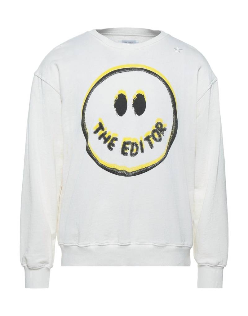 THE EDITOR Sweatshirt Herren Weiß von THE EDITOR