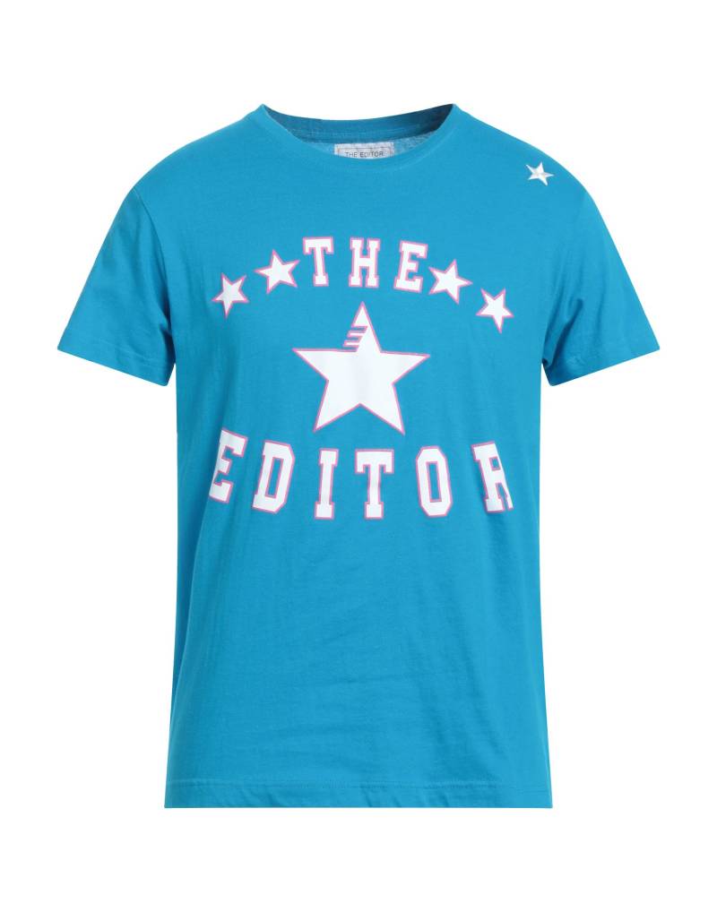 THE EDITOR T-shirts Herren Azurblau von THE EDITOR
