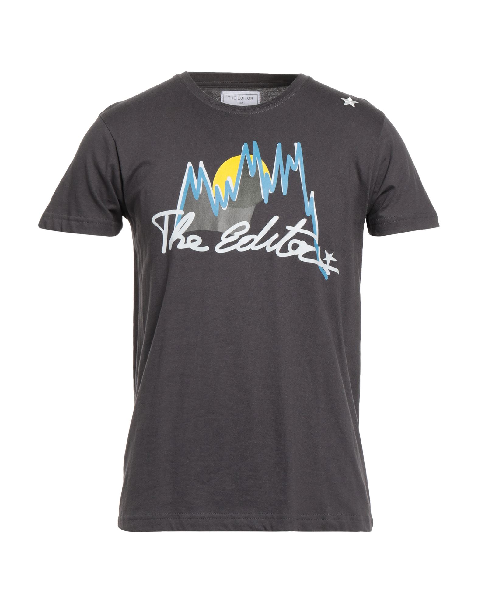 THE EDITOR T-shirts Herren Granitgrau von THE EDITOR