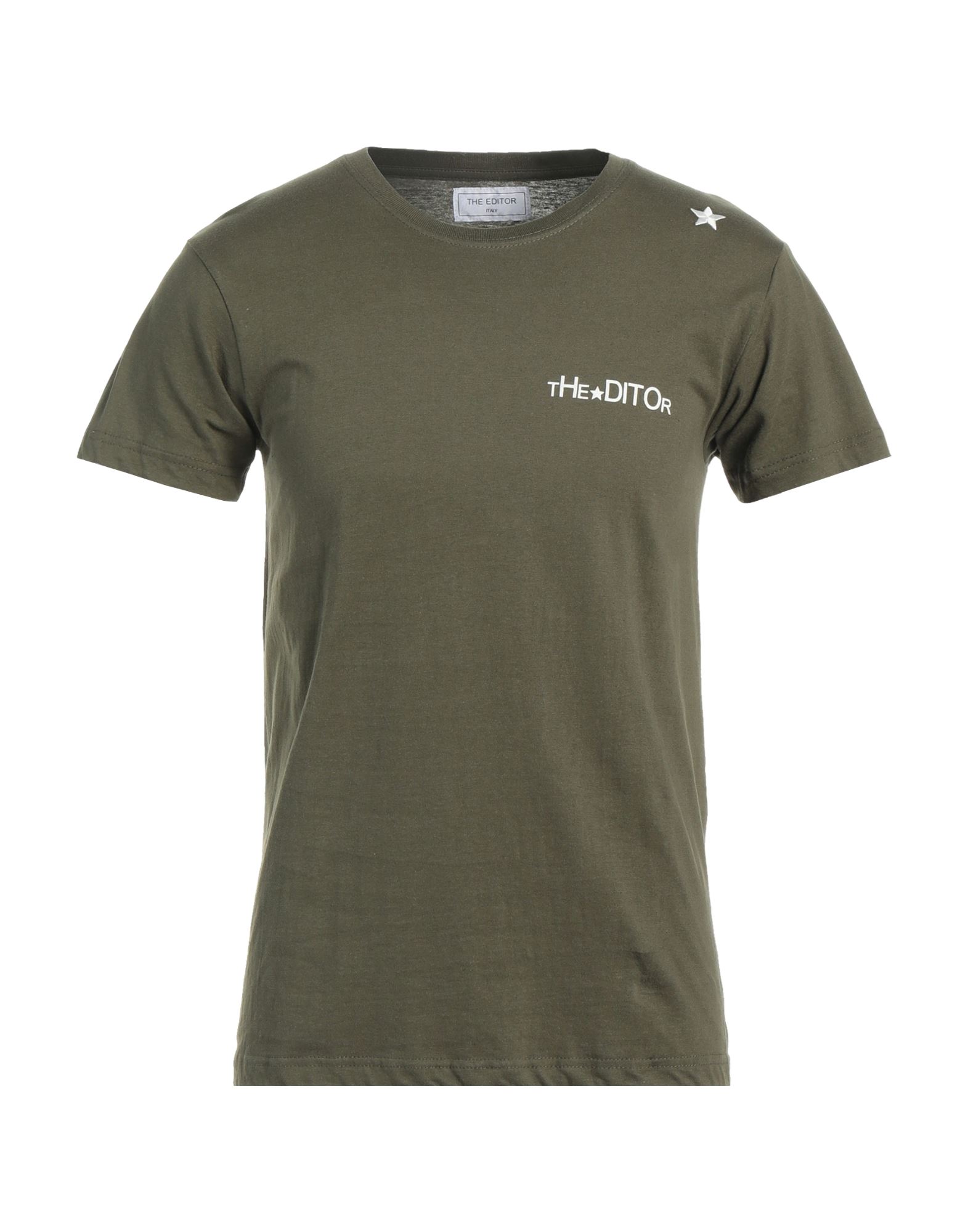 THE EDITOR T-shirts Herren Militärgrün von THE EDITOR