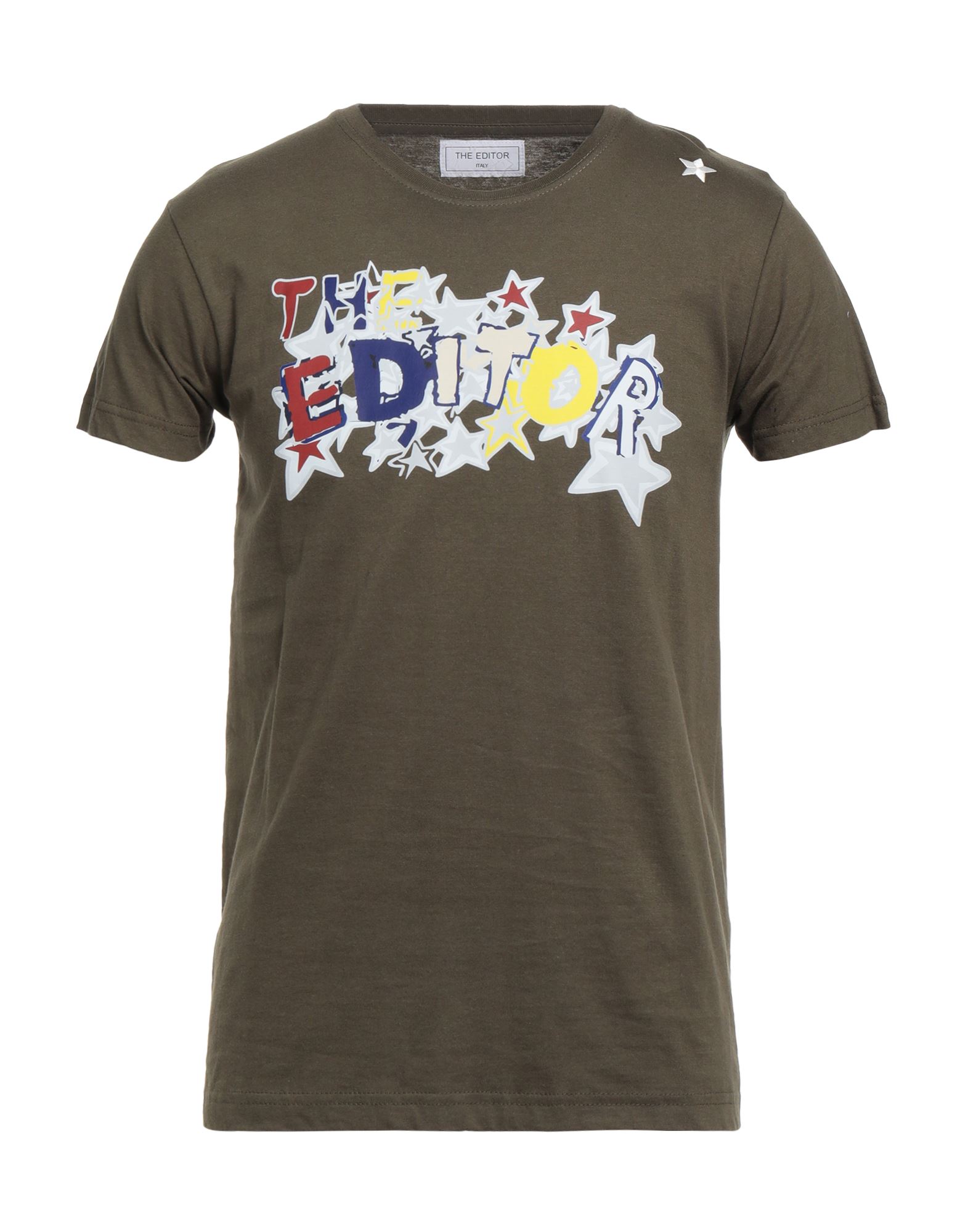 THE EDITOR T-shirts Herren Militärgrün von THE EDITOR