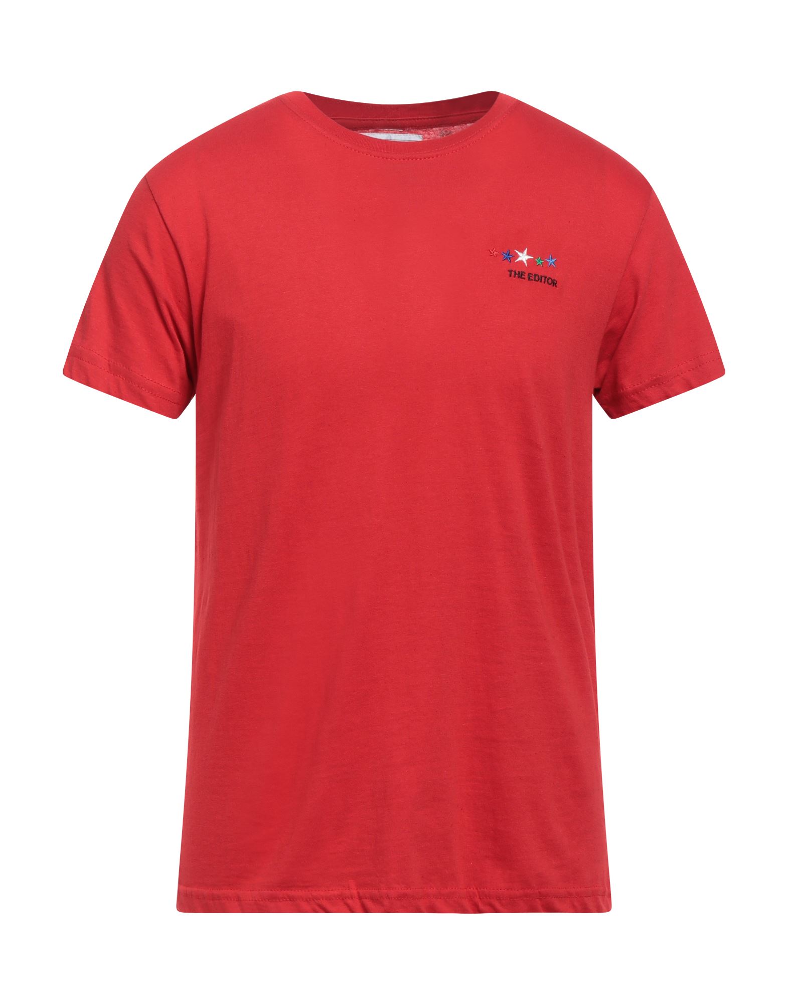 THE EDITOR T-shirts Herren Rot von THE EDITOR