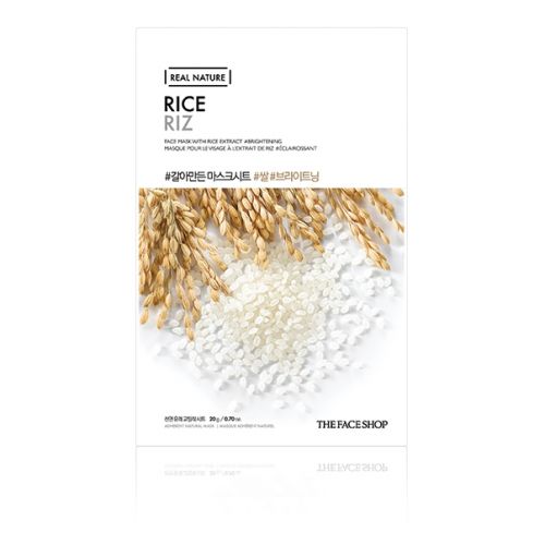 THE FACE SHOP - Real Nature Face Mask - Rice - 1stück von THE FACE SHOP