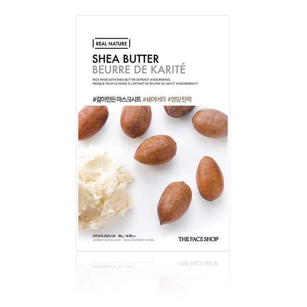 THE FACE SHOP - Real Nature Face Mask - Shea Butter - 1stück von THE FACE SHOP