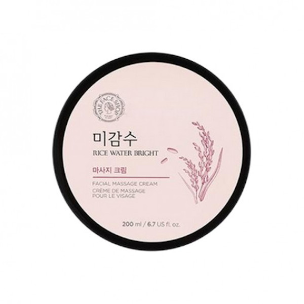 THE FACE SHOP - Rice Water Bright Facial Massage Cream - 200ml von THE FACE SHOP