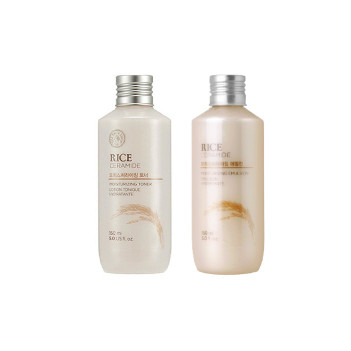 THE FACE SHOP - Rice & Ceramide Moisturizing Toner + Emulsion Set THE FACE SHOP - Rice & Ceramide Moisturizing Toner + Emulsion Set von THE FACE SHOP
