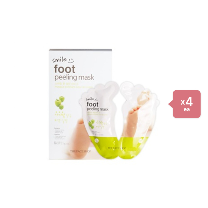 THE FACE SHOP Smile Foot Peeling Mask Pack - 2pc (4ea) Set von THE FACE SHOP