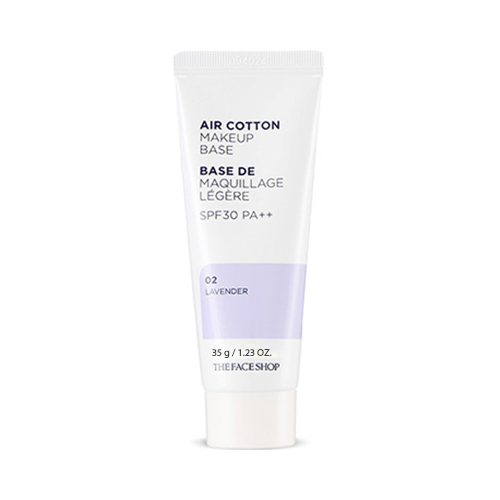 The Face Shop - Air Cotton Makeup Base - Lavender von THE FACE SHOP