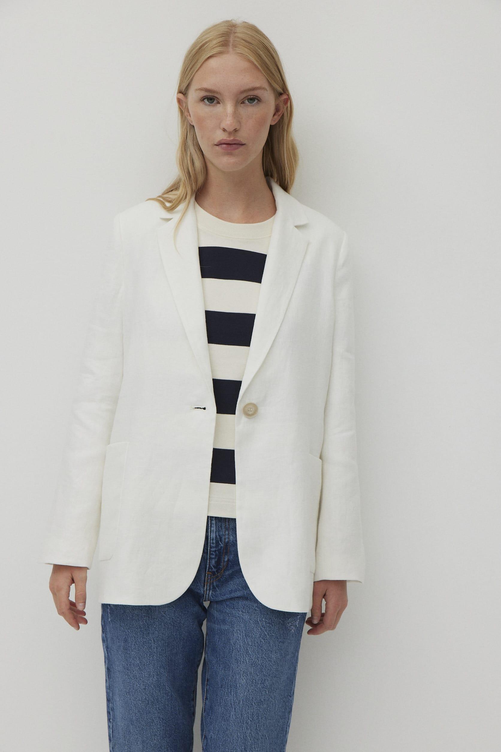 THE FASHION PEOPLE - Blazer Linen warm white - Gr. - 42 von THE FASHION PEOPLE
