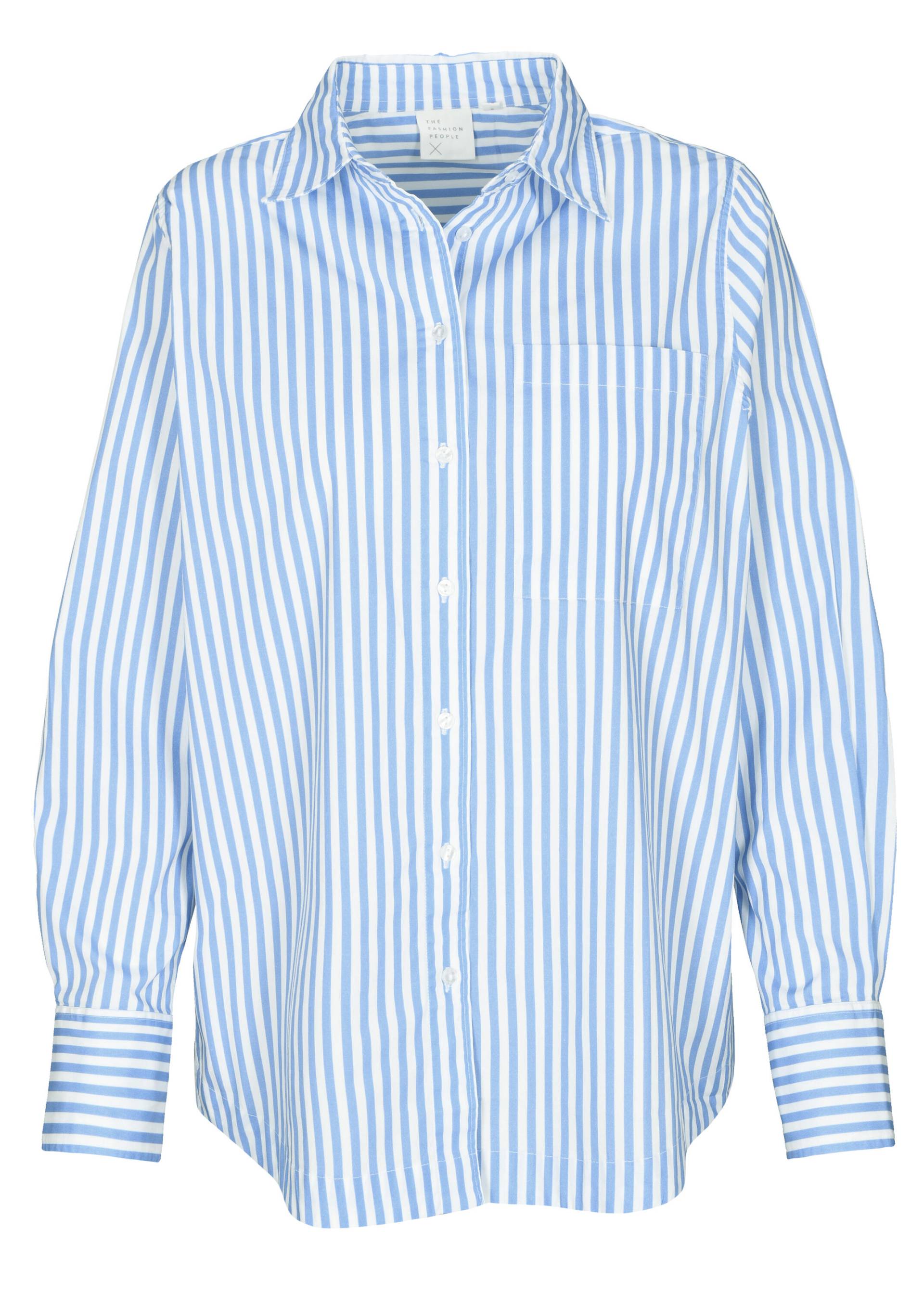 THE FASHION PEOPLE - Blouse striped porcelain stripe - Gr. - 46 von THE FASHION PEOPLE