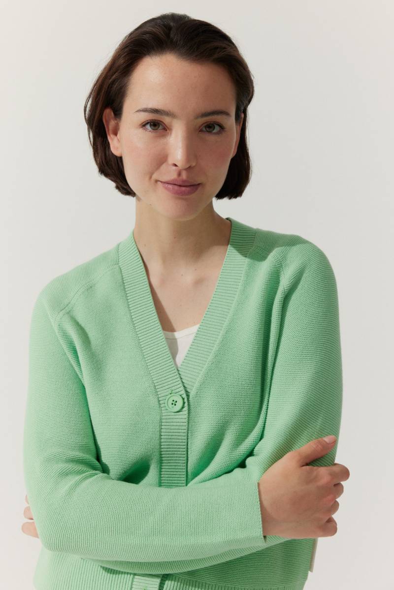 THE FASHION PEOPLE - Cardigan knitted pistachio - Gr. - XS von THE FASHION PEOPLE