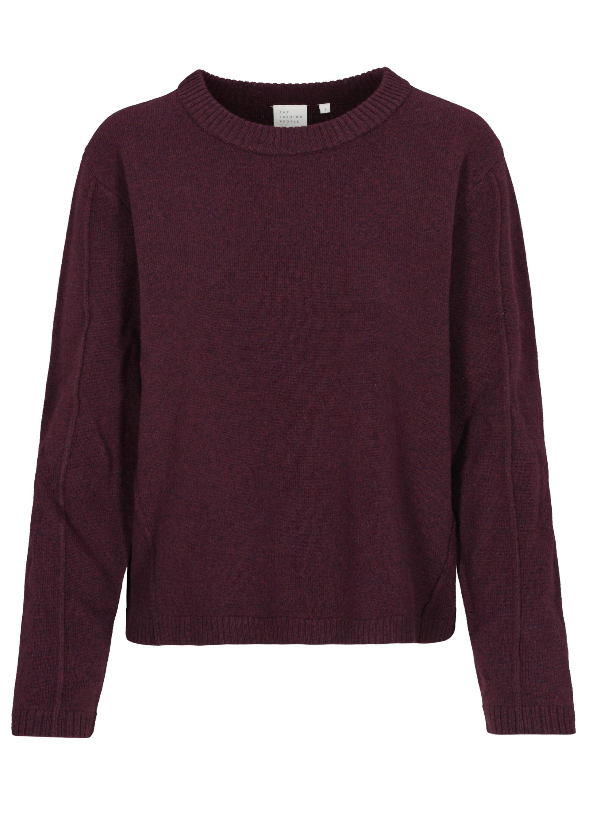 THE FASHION PEOPLE - Chunky oversized Merino Pullov vine melange - Gr. - S von THE FASHION PEOPLE