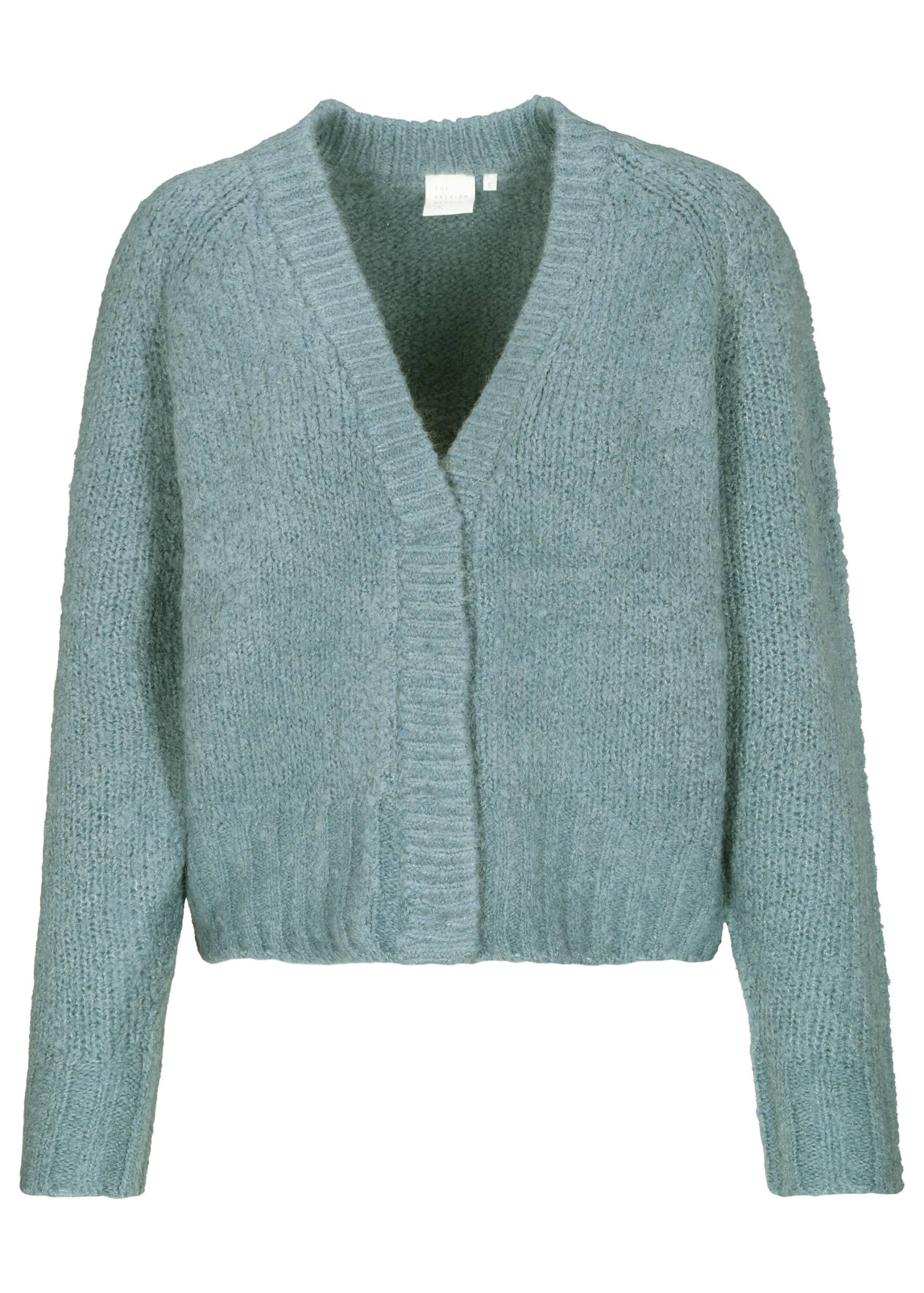 THE FASHION PEOPLE - Fluffy Cardigan winter ocean - Gr. - M von THE FASHION PEOPLE