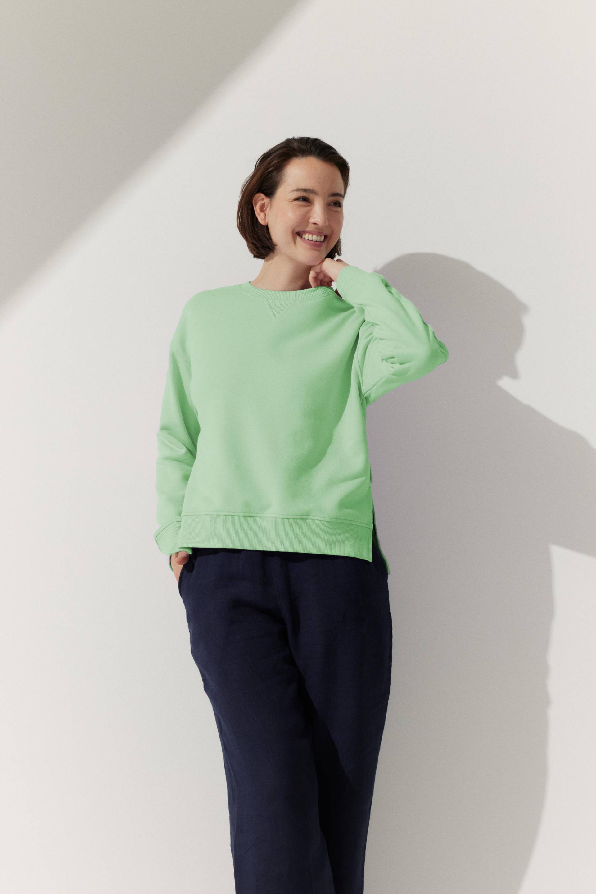 THE FASHION PEOPLE - NOS Sweatshirt 566 pistachio - Gr. - L von THE FASHION PEOPLE