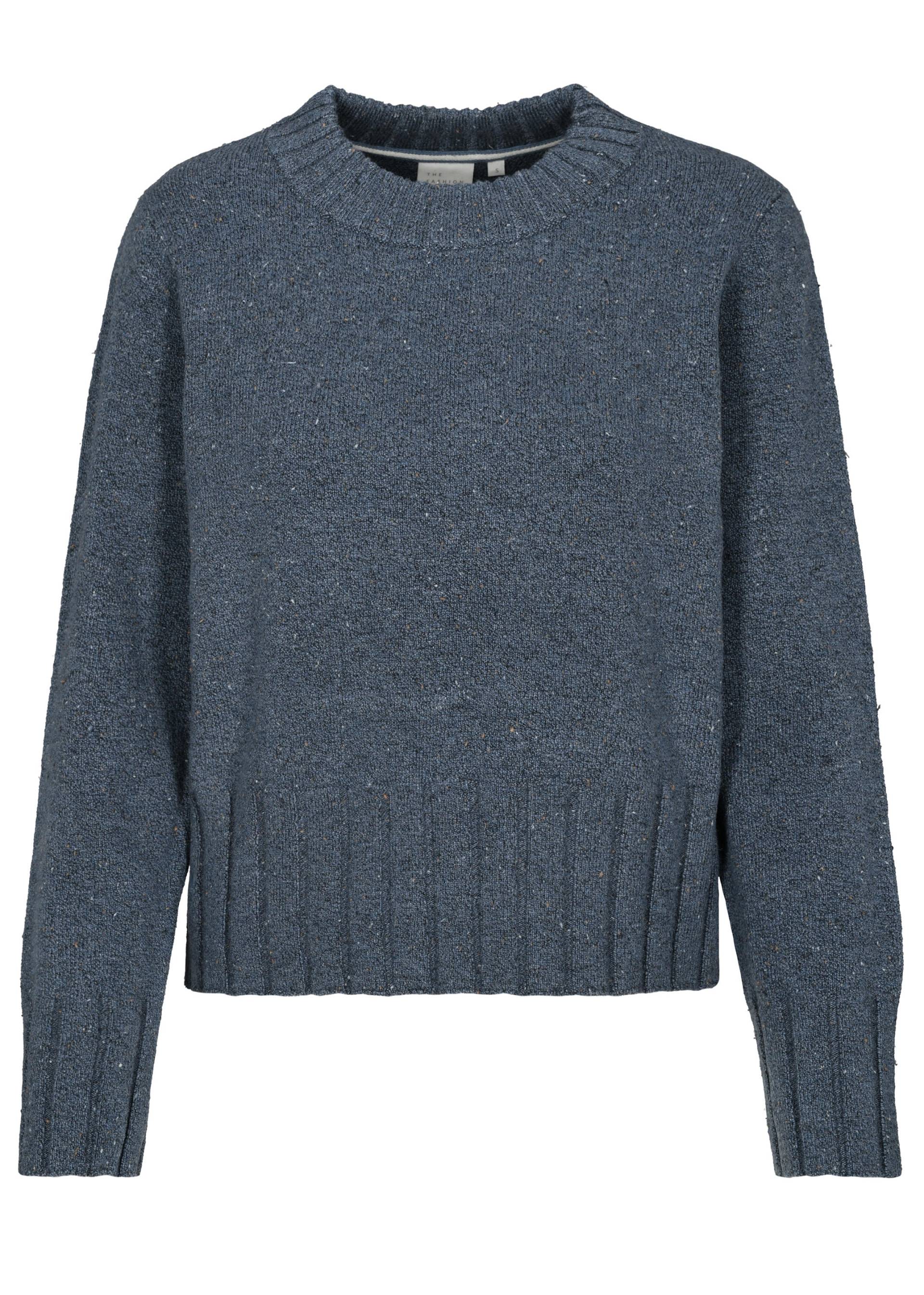 THE FASHION PEOPLE - Naps Pullover knitted indigo blue multi - Gr. - S von THE FASHION PEOPLE