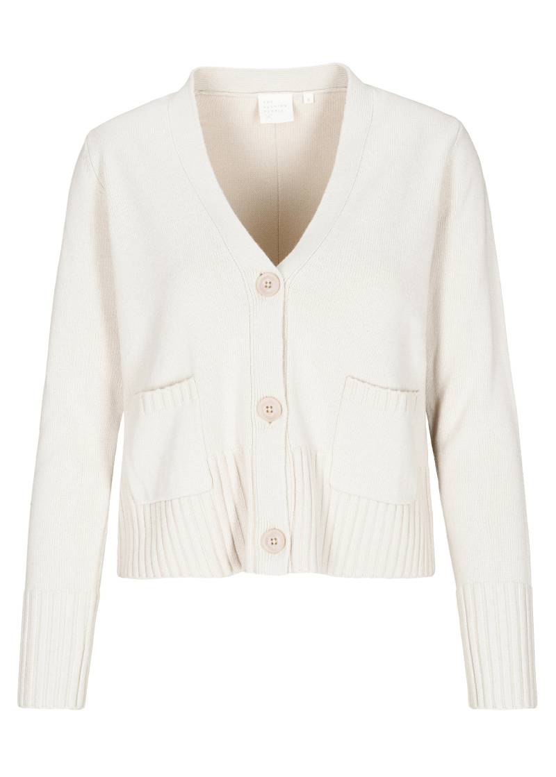 THE FASHION PEOPLE - Short Cardigan stone - Gr. - L von THE FASHION PEOPLE