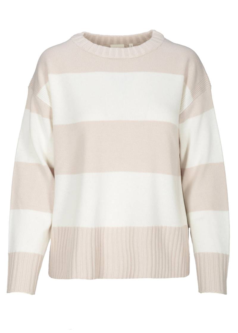THE FASHION PEOPLE - Striped roundneck Sweater stone stripe - Gr. - XS von THE FASHION PEOPLE