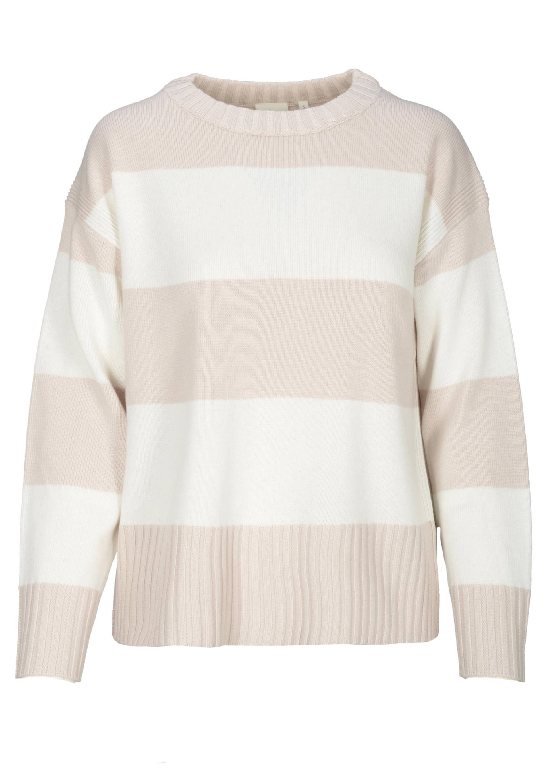 THE FASHION PEOPLE - Striped roundneck Sweater stone stripe - Gr. - XXL von THE FASHION PEOPLE