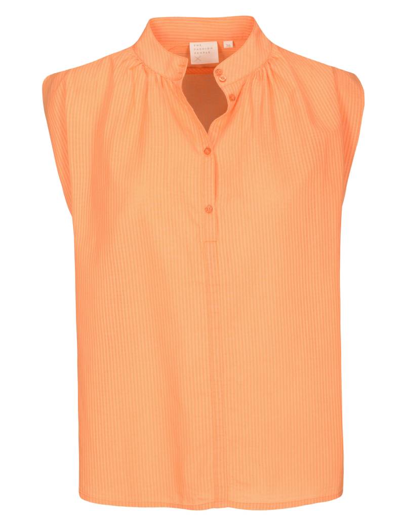THE FASHION PEOPLE - Structured blouse sleeveless tangerine - Gr. - 38 von THE FASHION PEOPLE