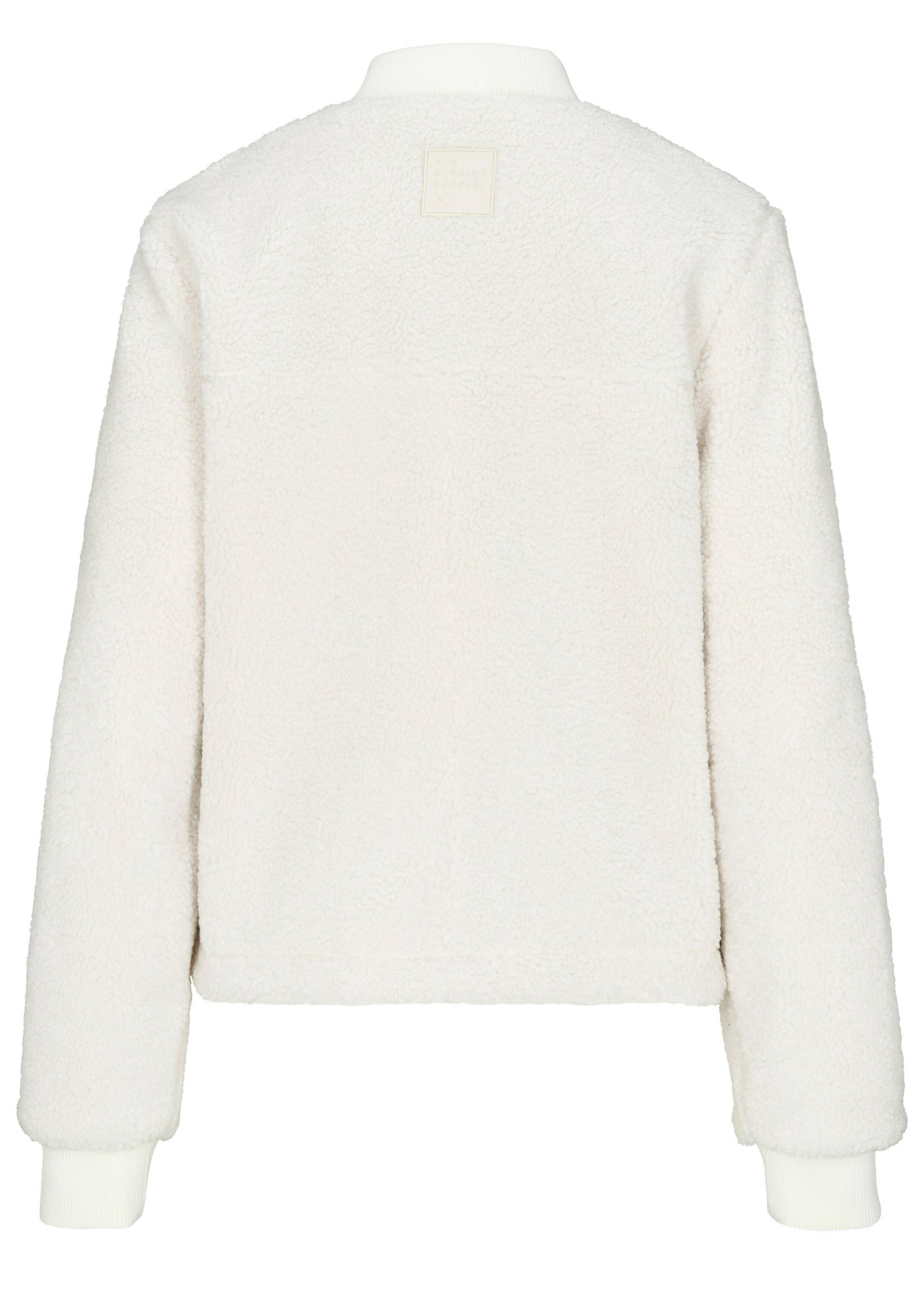 THE FASHION PEOPLE - Teddy Jacket powder white - Gr. - 40 von THE FASHION PEOPLE