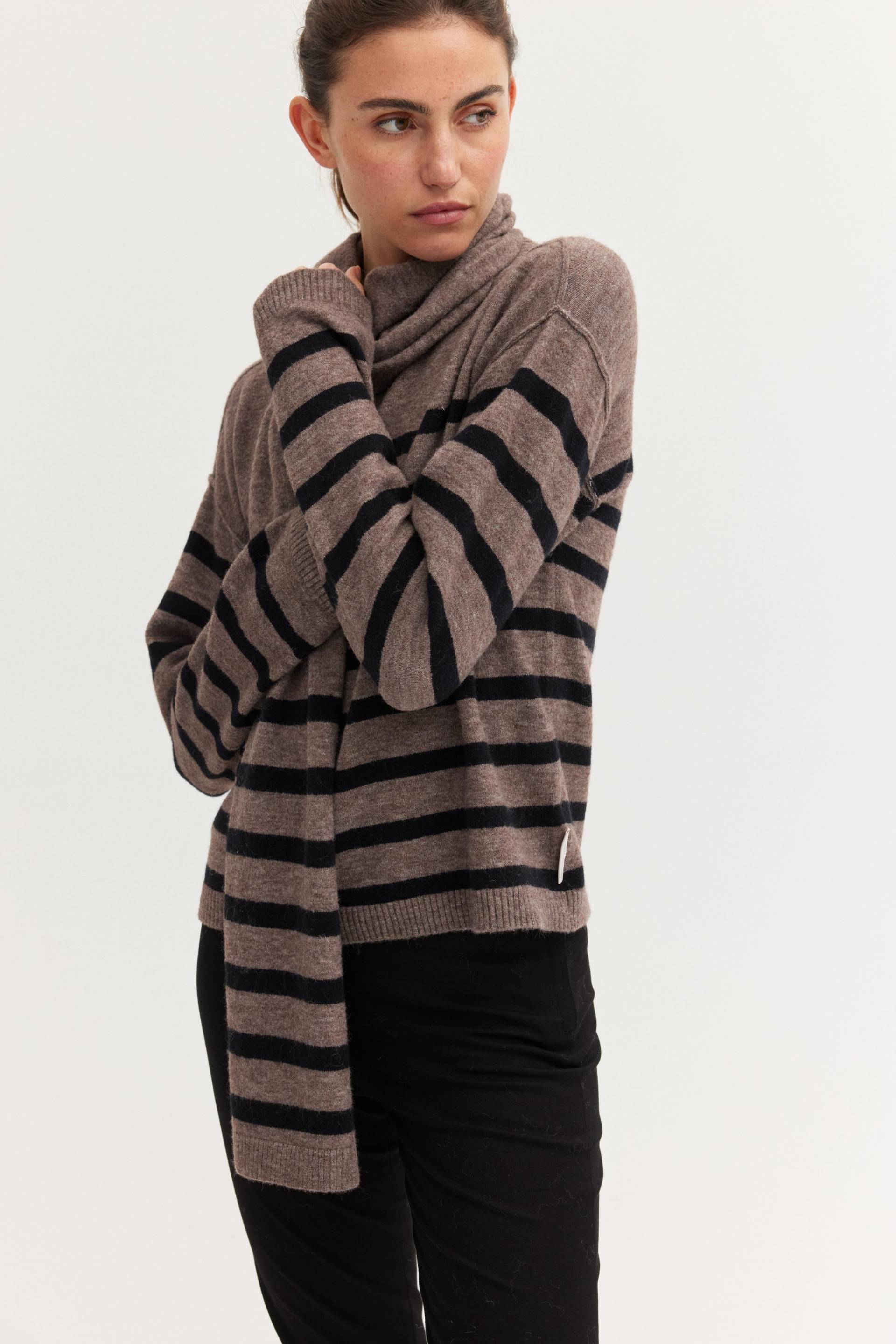 THE FASHION PEOPLE - Woolen striped Pullover - Gr. - L von THE FASHION PEOPLE