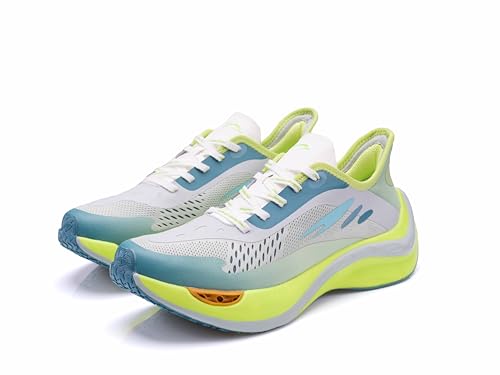 Walkingschuhe Turnschuhe Fitnessstudio Sportschuhe Sneaker Running Tennis Schuhe Freizeit Straßenlaufschuhe Fashion Leichtgewichts (Yellow, Erwachsene, 38.5, Numerisch, EU Schuhgrößensystem, M) von THE FLOW
