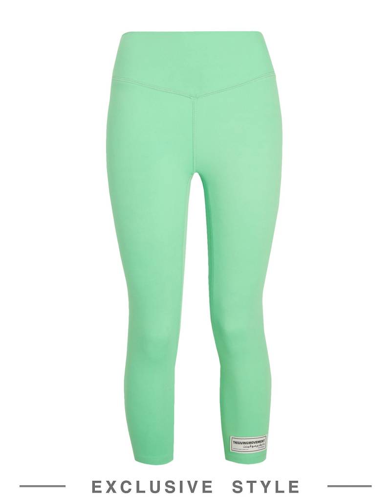 THE GIVING MOVEMENT x YOOX Leggings Damen Grün von THE GIVING MOVEMENT x YOOX