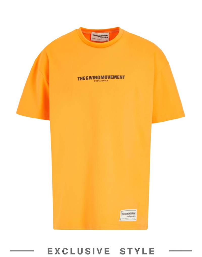 THE GIVING MOVEMENT x YOOX T-shirts Unisex Orange von THE GIVING MOVEMENT x YOOX